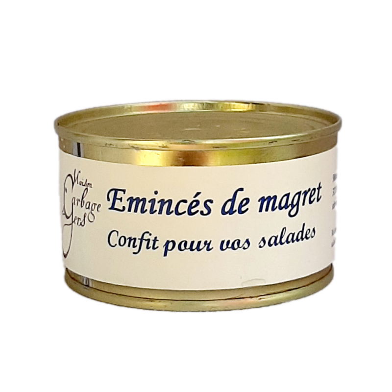 Emincés de magret confits 100g