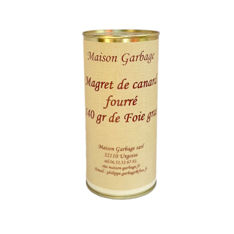 Magrets de canard fourré 140g de foie gras
